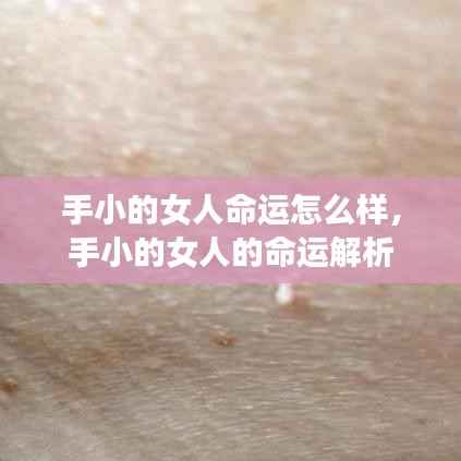 手小女人的命运解析,手型与命运之间的关联探讨